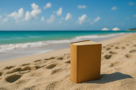 Книга на пляже