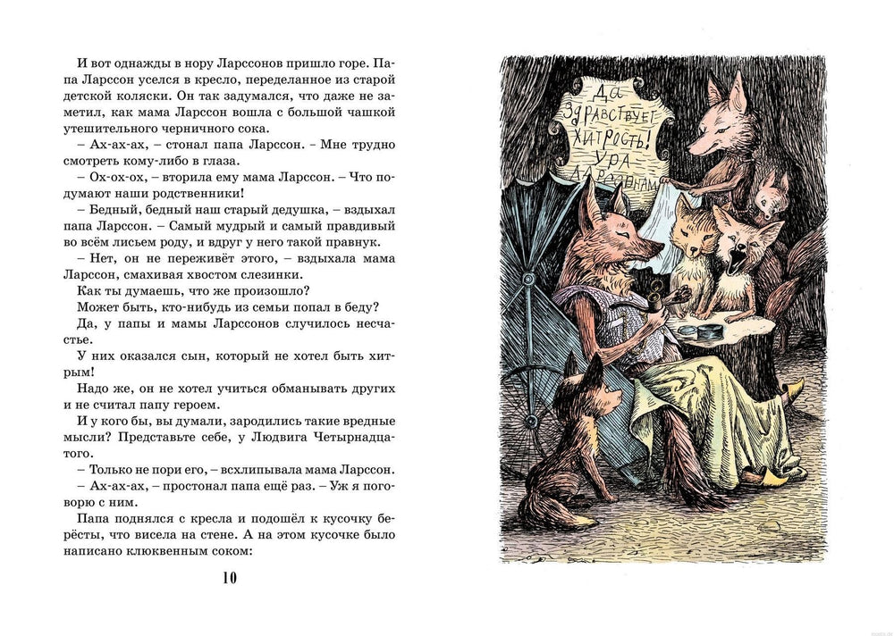 Иллюстрация из книги Ян Экхольм "Тутта Карлссон, Первая и Единственная, Людвиг Четырнадцатый и другие"