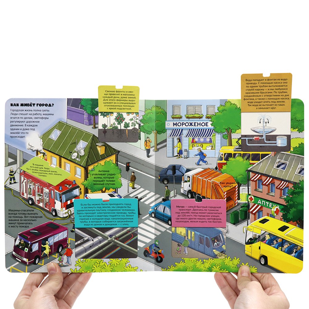 Как все устроено? Книжка с окошками 9785001346449