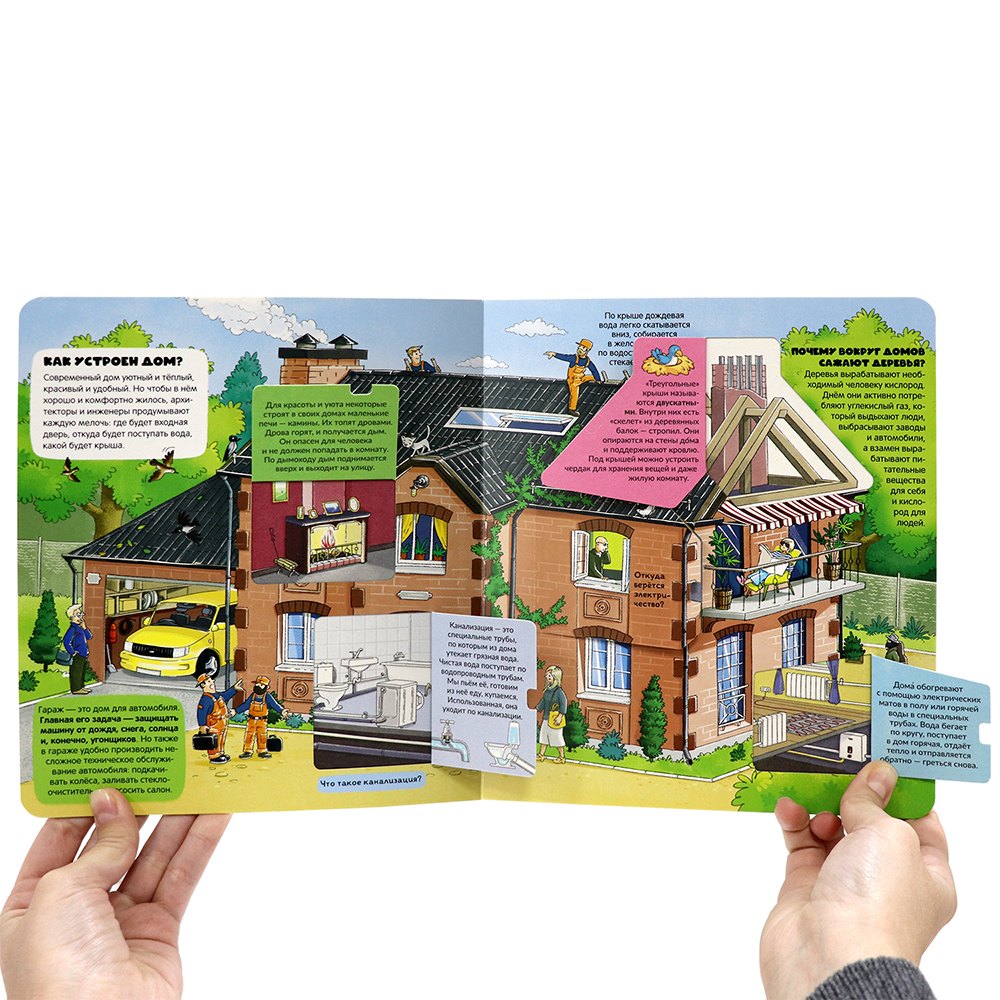 Как все устроено? Книжка с окошками 9785001346449