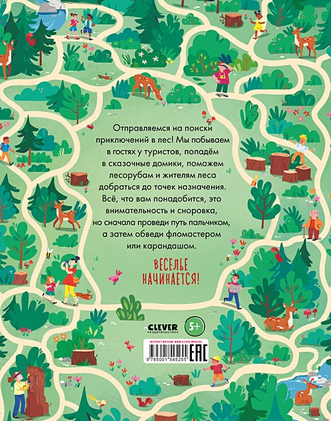 Лабиринты. Лесные ходилки, бродилки и лабиринты 978-5-00154-525-5 - 0