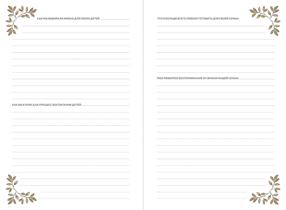 Бабушкина история. Дневник воспоминаний и размышлений для моей семьи null - 3