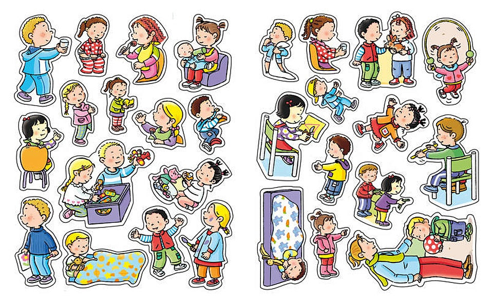 В детском саду (с наклейками) 978-5-389-10738-0 - 5