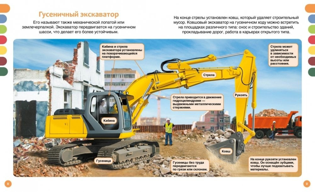 Машины на стройке: От бульдозера до башенного крана 9785389234475