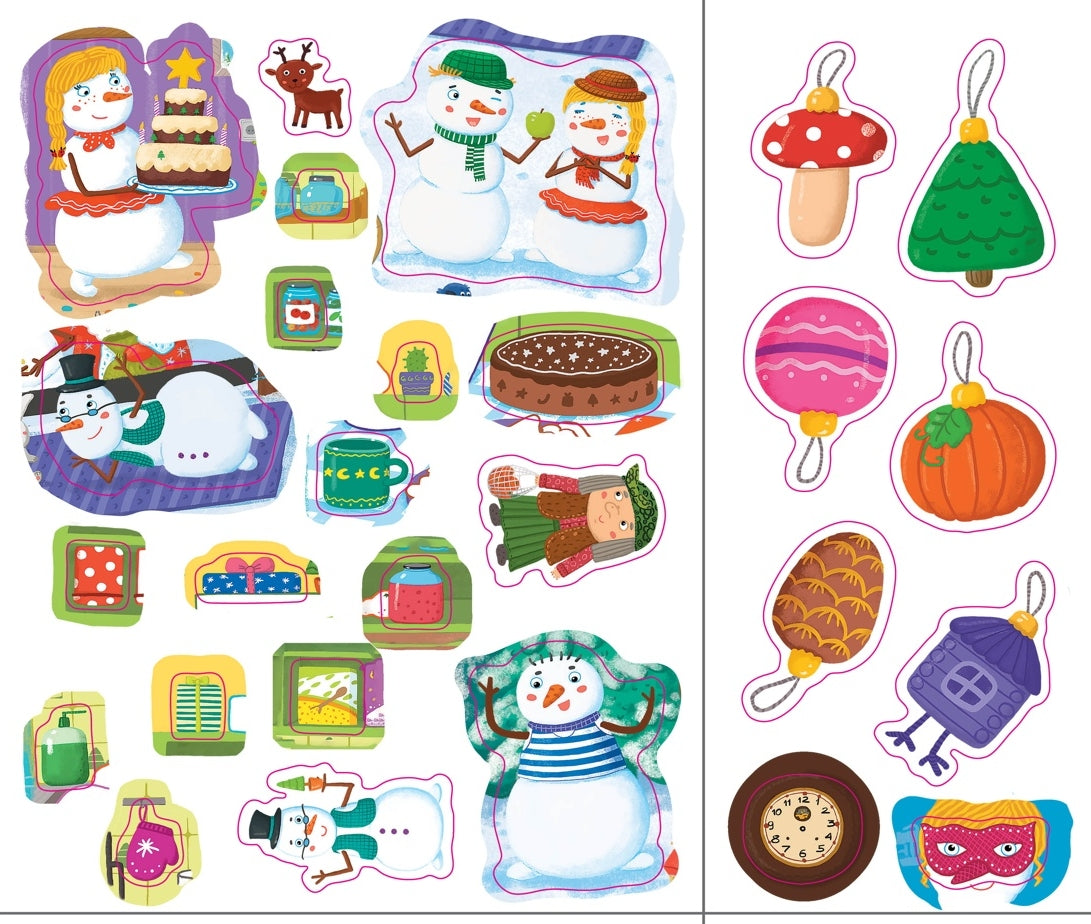 Новогодние приключения. Новогодние маски. Игры, задания, наклейки 978-5-389-26049-8 - 1