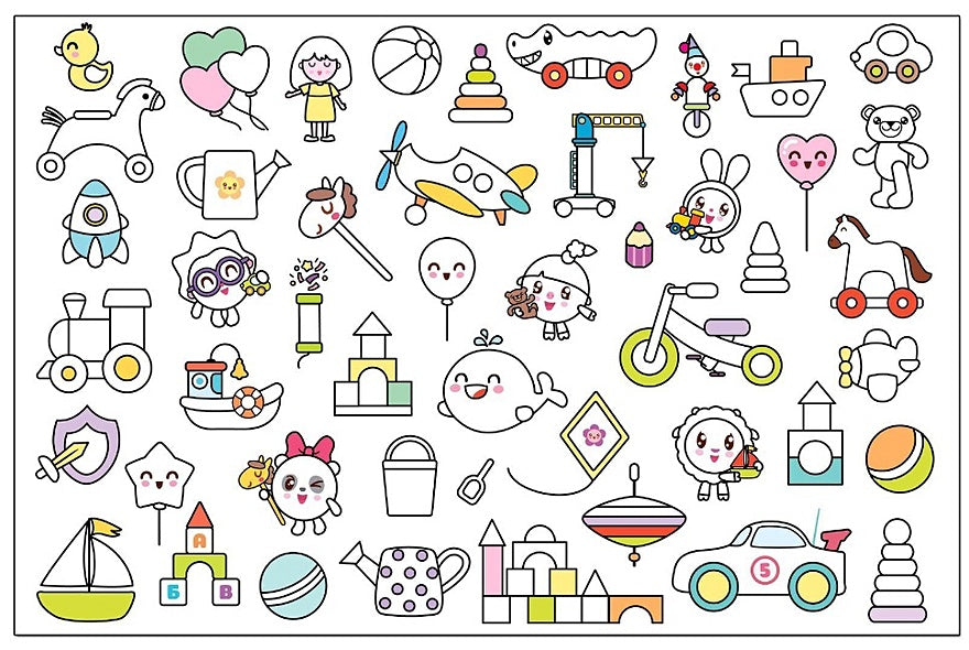 Малышарики. Игра-раскраска. Игрушки 978-5-4315-1466-1 - 0