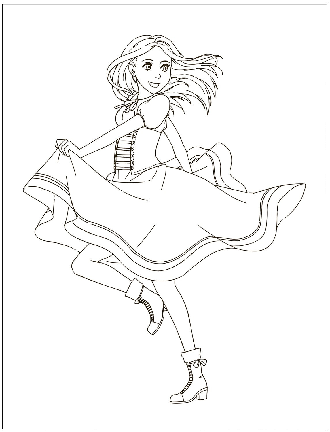 Раскраска. Принцессы null - 2