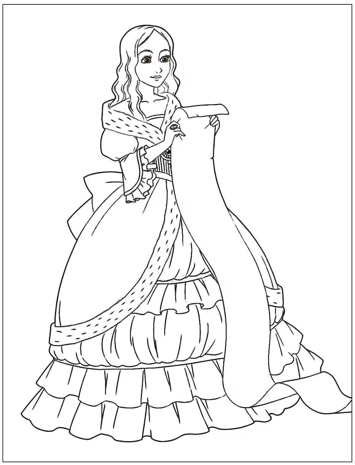Раскраска. Принцессы null - 3