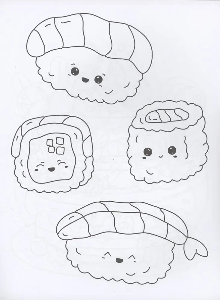 Раскраски аниме. Вкусняшки 9785431542558