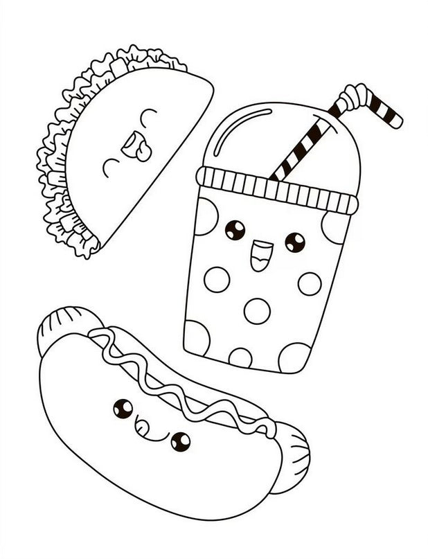 Раскраски аниме. Вкусняшки 978-5-4315-4255-8 - 1