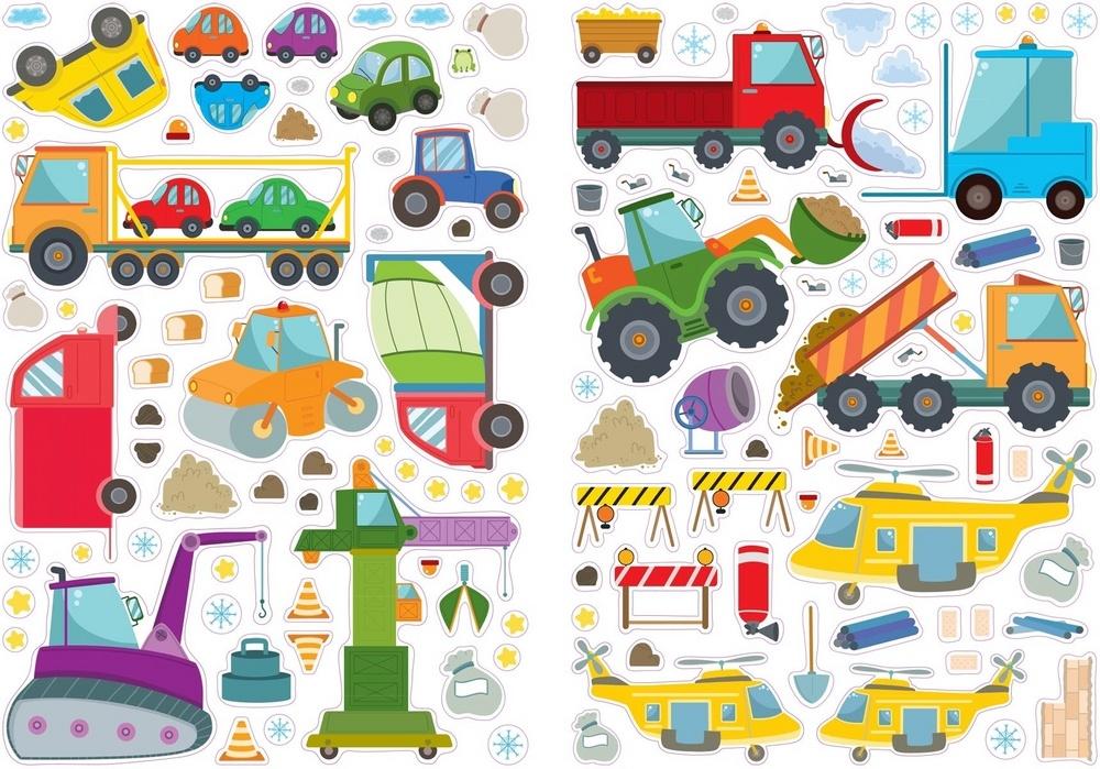 Техника. Книга с наклейками. Более 600 наклеек 9785436603780