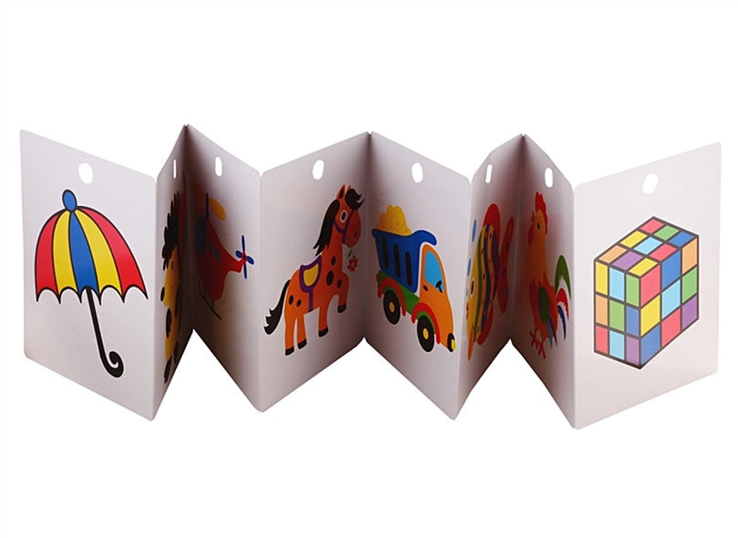 Развиваем зрение от 6 месяцев до 1 года. Книжка-раскладушка с картинками 978-5-4366-0565-4 - 0