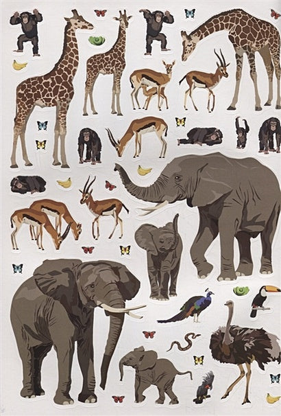 Моя книга наклеек. Животные мира 978-5-4366-0624-8 - 1