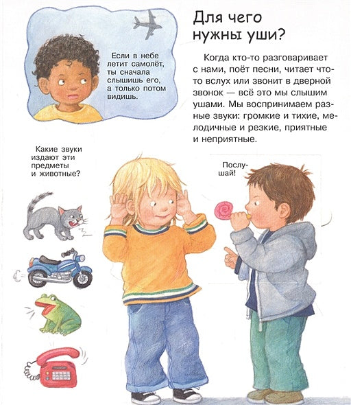 Что? Почему? Зачем? Вижу, слышу, чувствую (с волшебными окошками) 978-5-465-04374-8 - 1