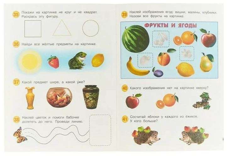 Развивающие задания с наклейками. 3 года null - 2