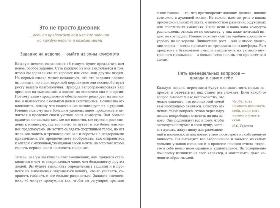 6 минут. Ежедневник, который изменит вашу жизнь (базальт) 9785961433265