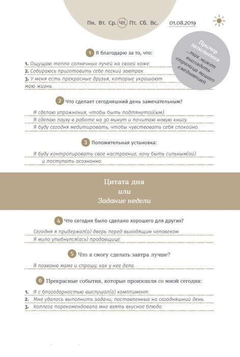 6 минут. Ежедневник, который изменит вашу жизнь (базальт) 9785961433265