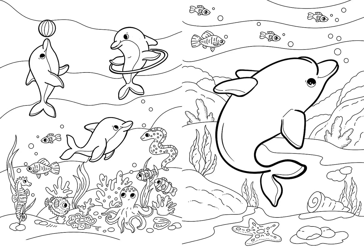 Я дельфин с раскрасками 9785961481020