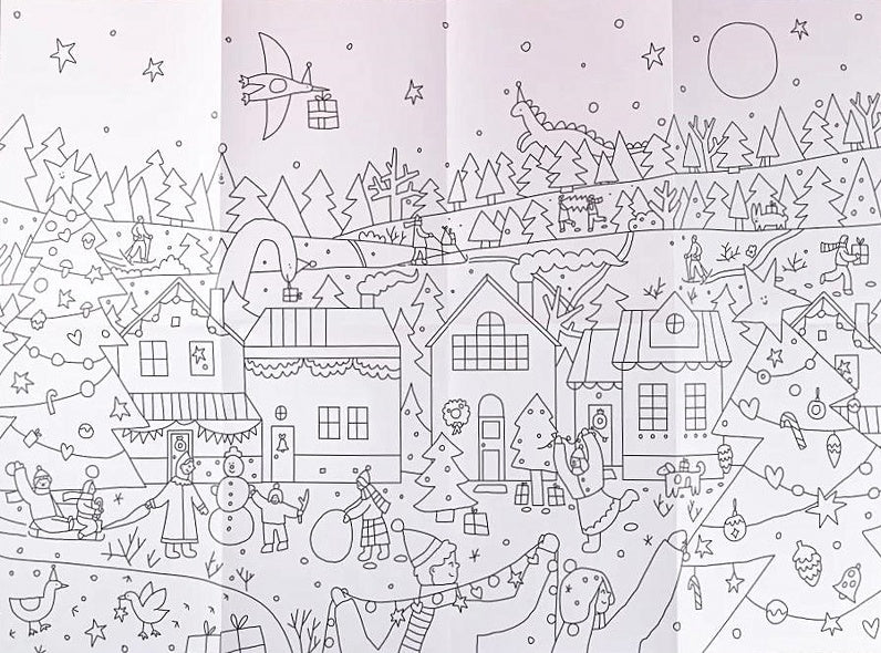 Скоро Новый год! Раскраска-плакат 978-5-9614-9232-3 - 0