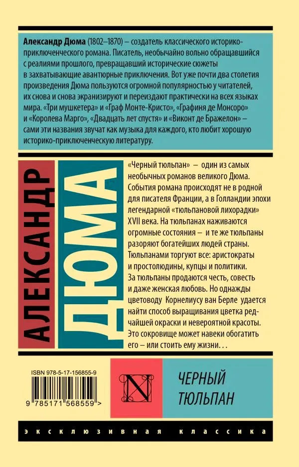 Плоская задняя обложка книги с аннотацией, ISBN и оформлением серии.