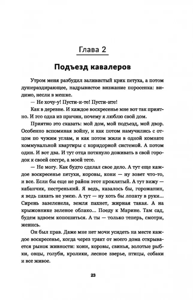 Страница 23: глава 2 «Подъезд кавалеров»