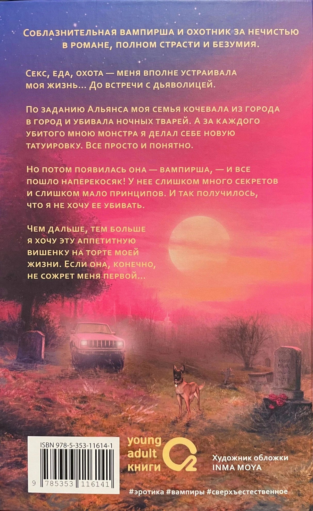 Задняя обложка с аннотацией и ISBN