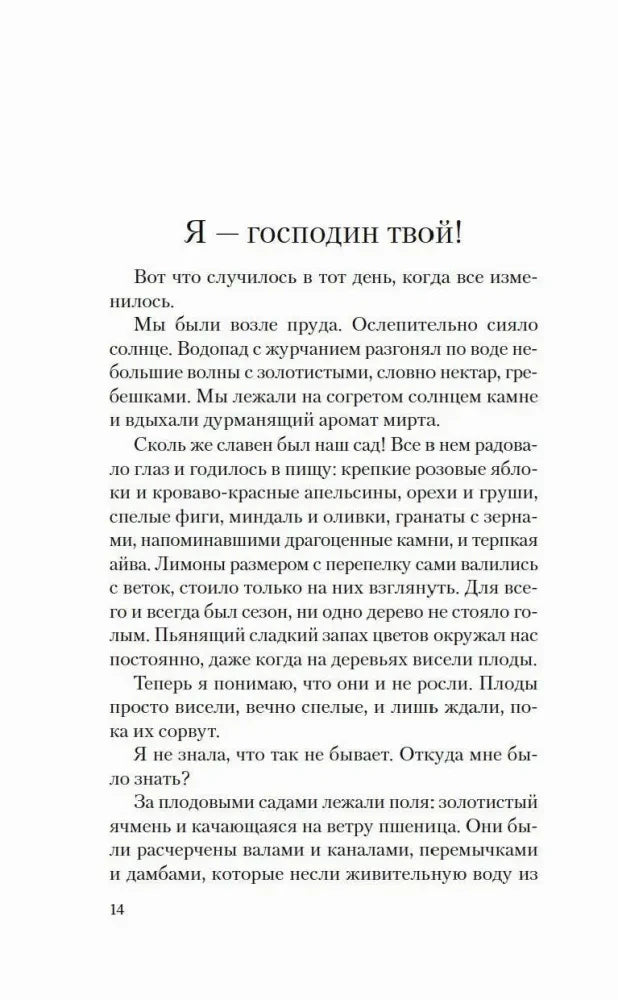Страница 14 романа «Лилит», глава «Я — господин твой!»