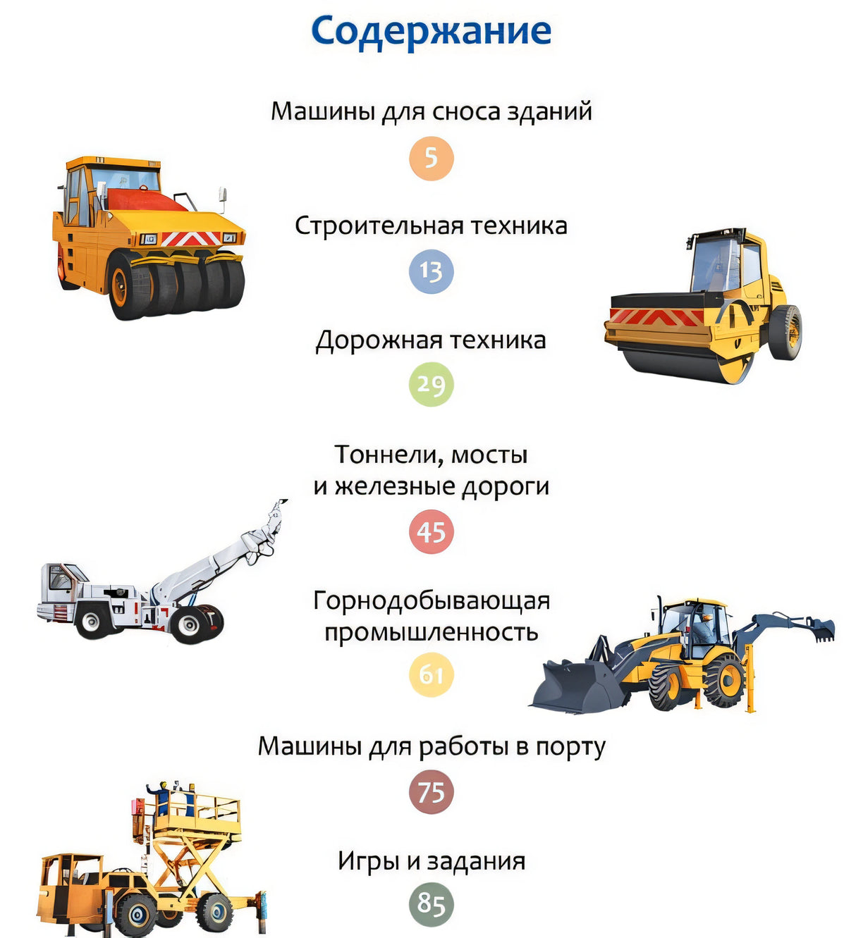 Машины на стройке: от бульдозера до башенного крана 978-5-389-23447-5 - 3