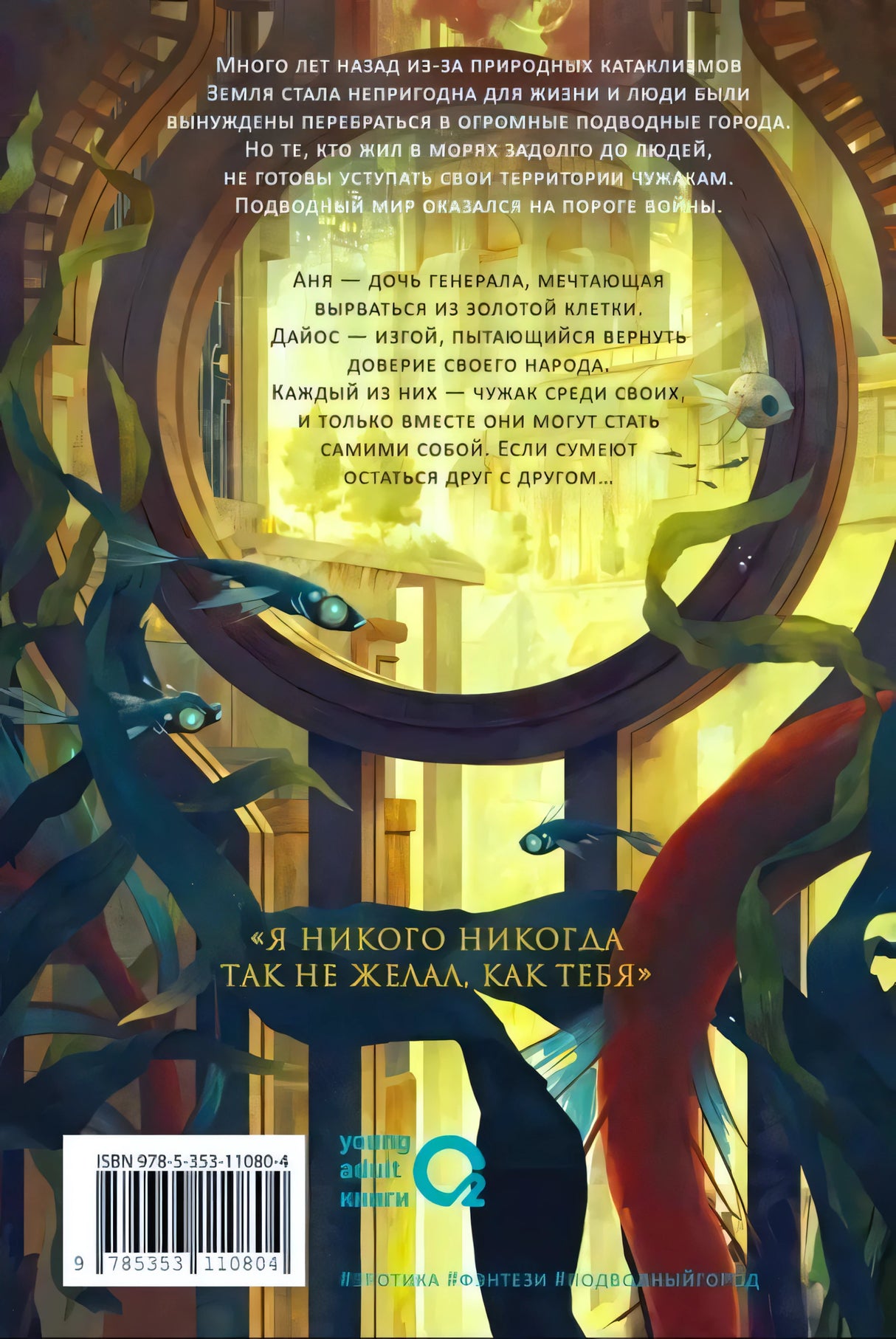 Задняя обложка с аннотацией и ISBN