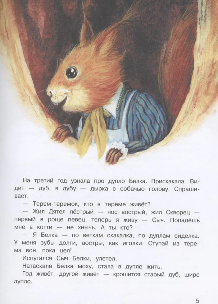 Иллюстрация белки в дупле, страница 5