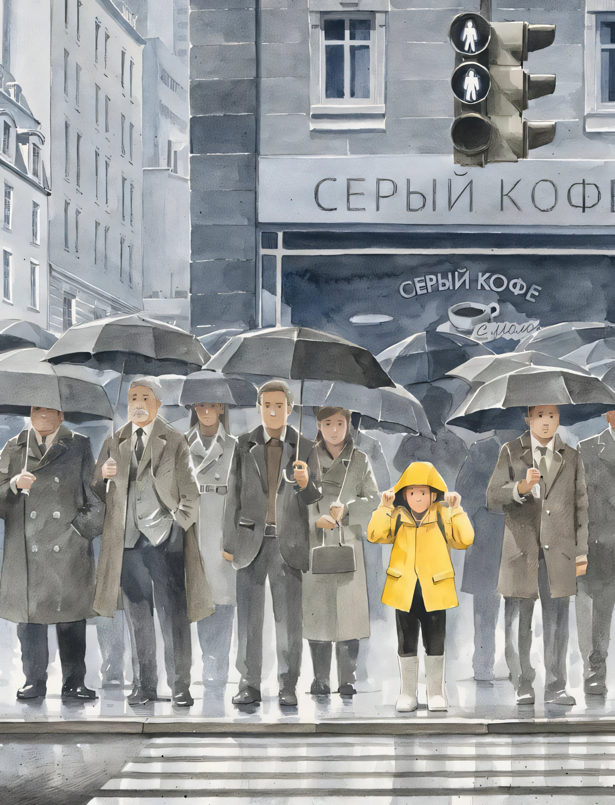 Серый город