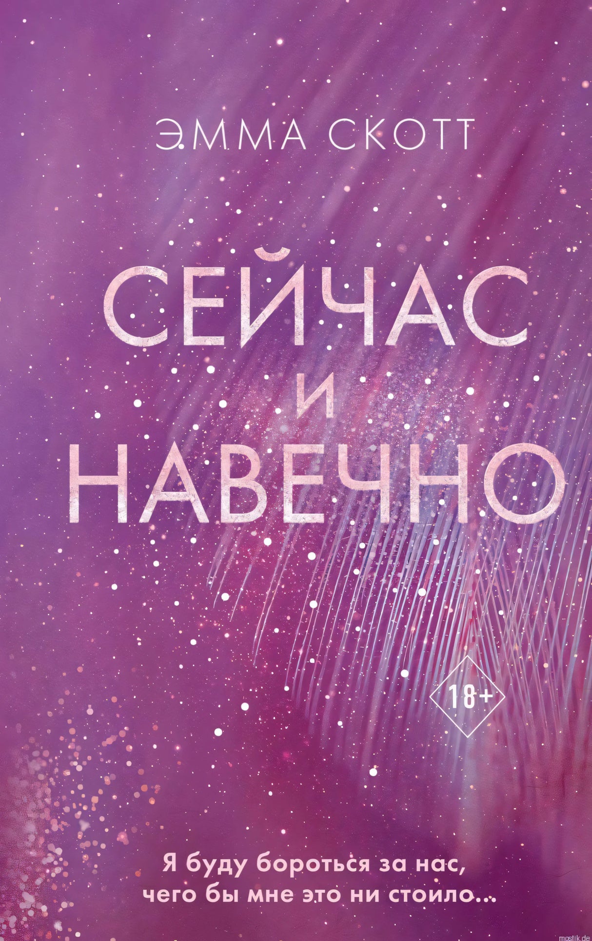 Книга "Сейчас и навечно" Эммы Скотт, обложка.
