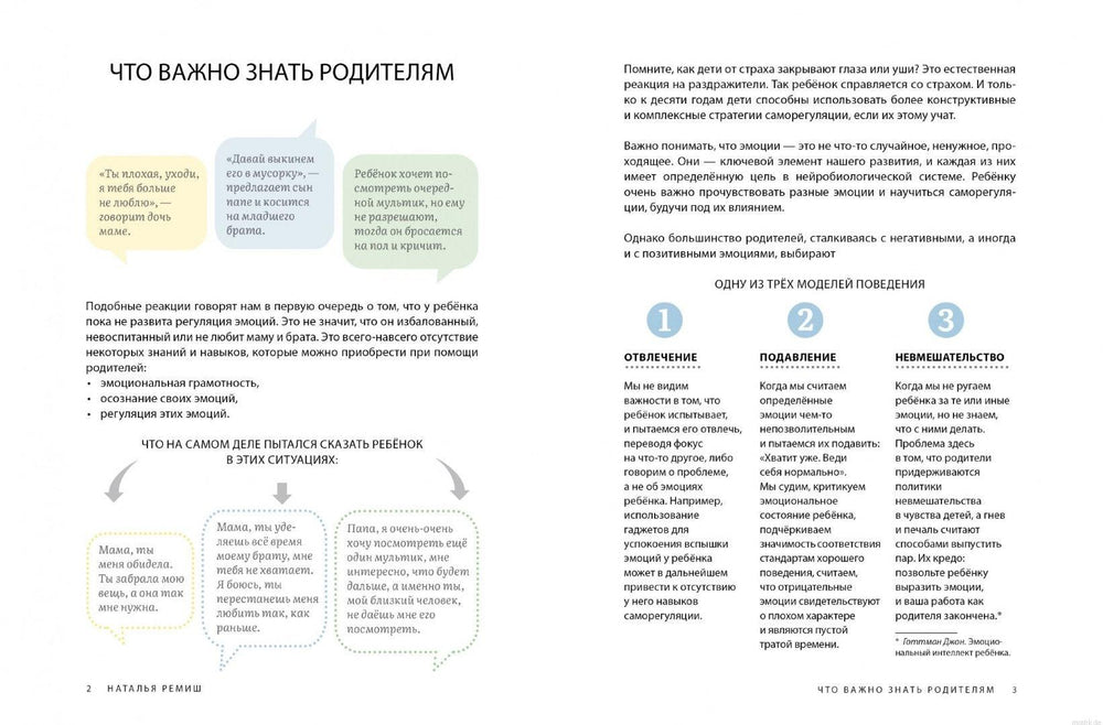 Советы родителям по работе с детскими эмоциями из книги "Это - мои эмоции. Вина, ревность, зависть, страх"