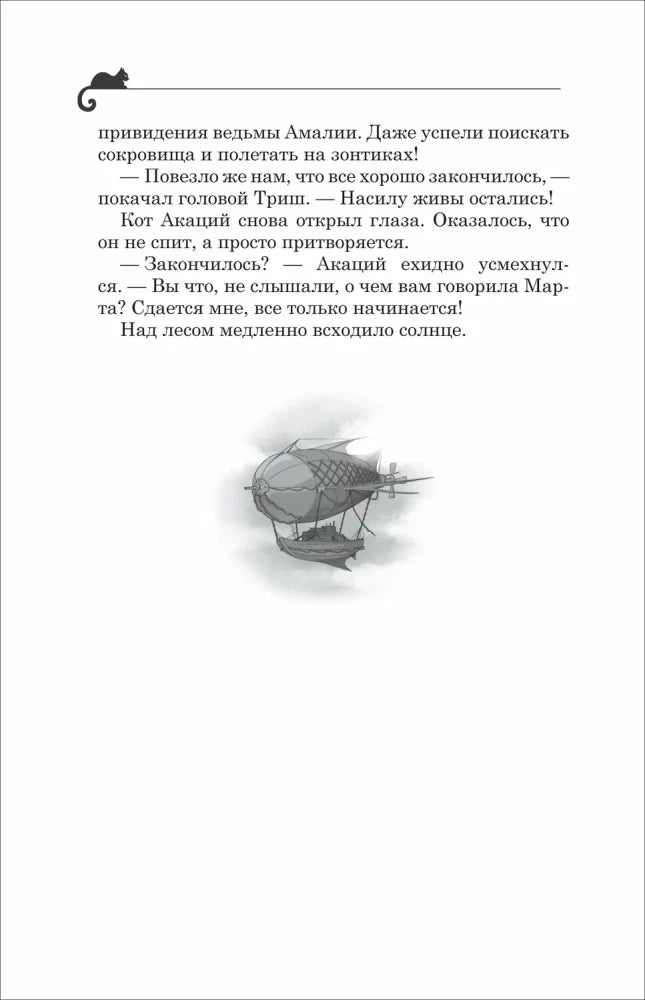 Текстовая страница с небольшой иллюстрацией воздушного судна.