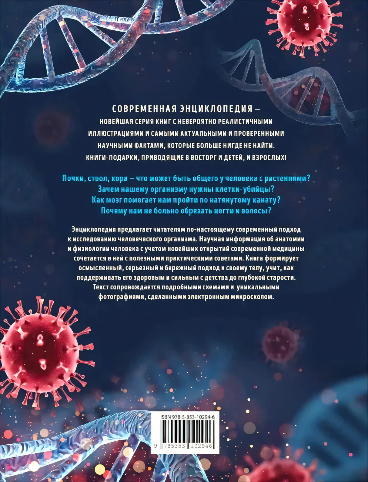 Задняя обложка с описанием серии и ISBN
