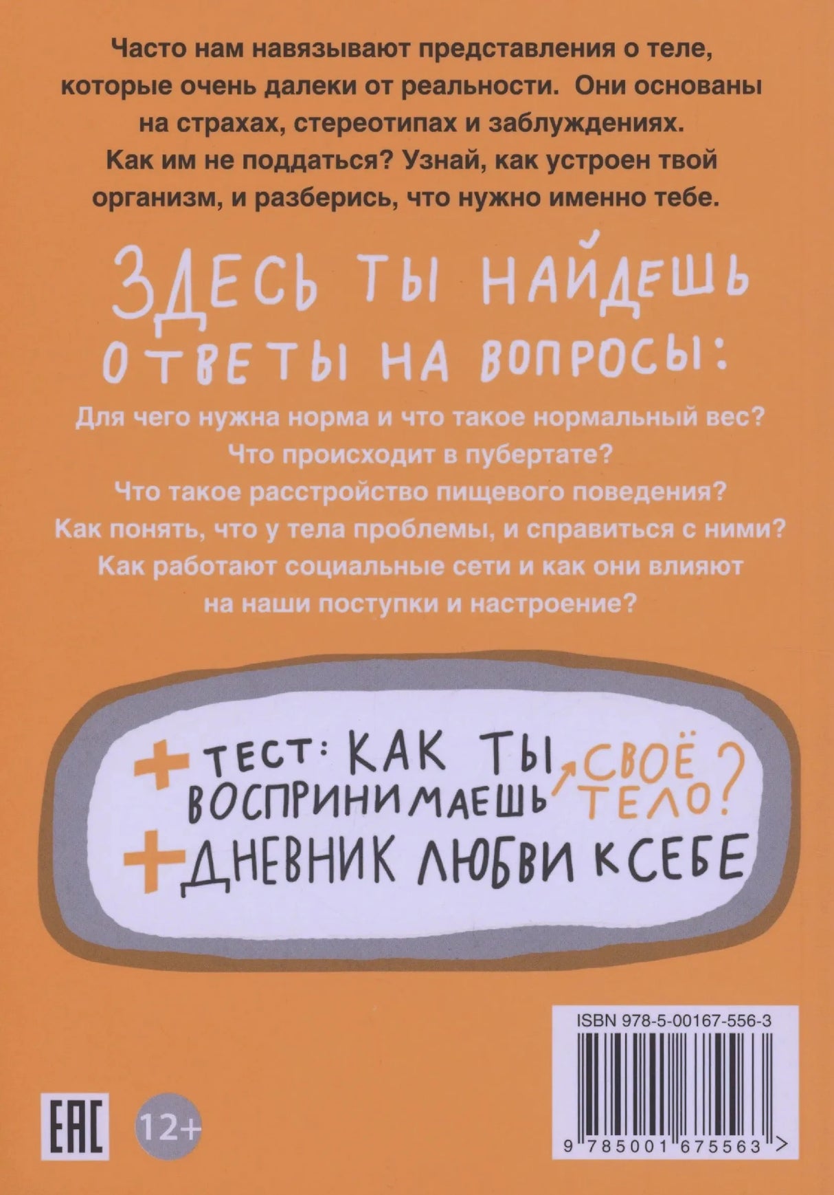 Задняя обложка с вопросами и ISBN