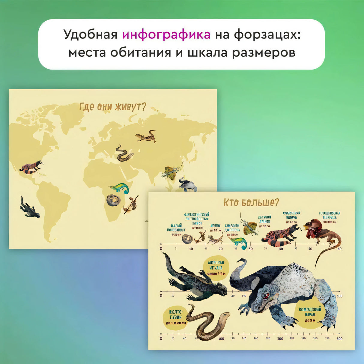 Ящерицы. Великолепная десятка