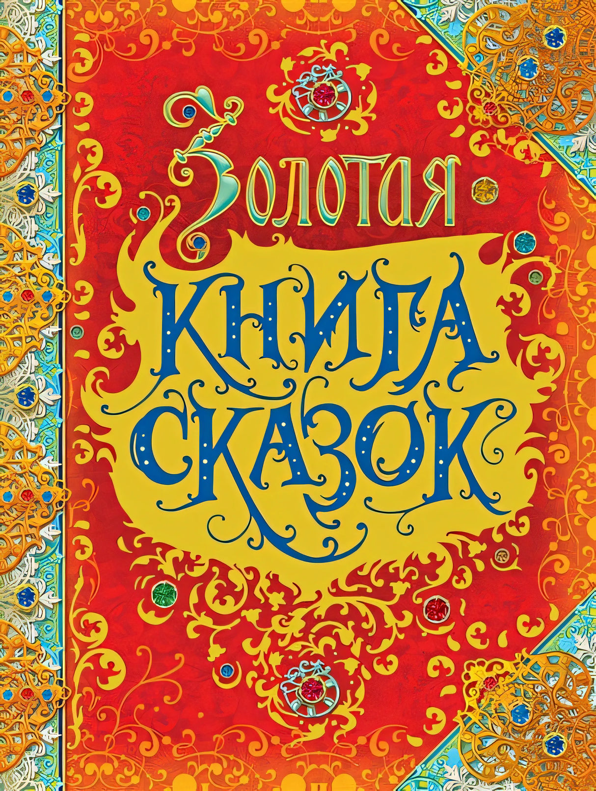 Обложка Золотая книга сказок (премиум) 978-5-353-08605-5