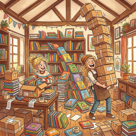 Команда Мостика радуется количеству заказов и торопится все быстро отправить.