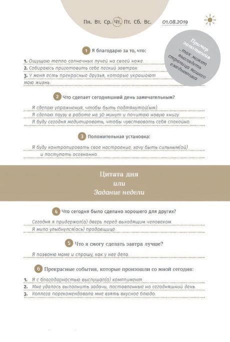 6 минут. Ежедневник, который изменит вашу жизнь (базальт) 9785961433265