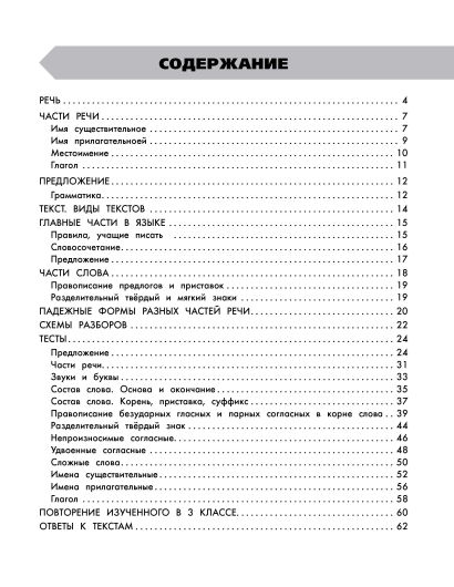 Русский язык в схемах и таблицах. Все темы школьного курса 3 класса с тестами. 978-5-17-149329-5 - 1