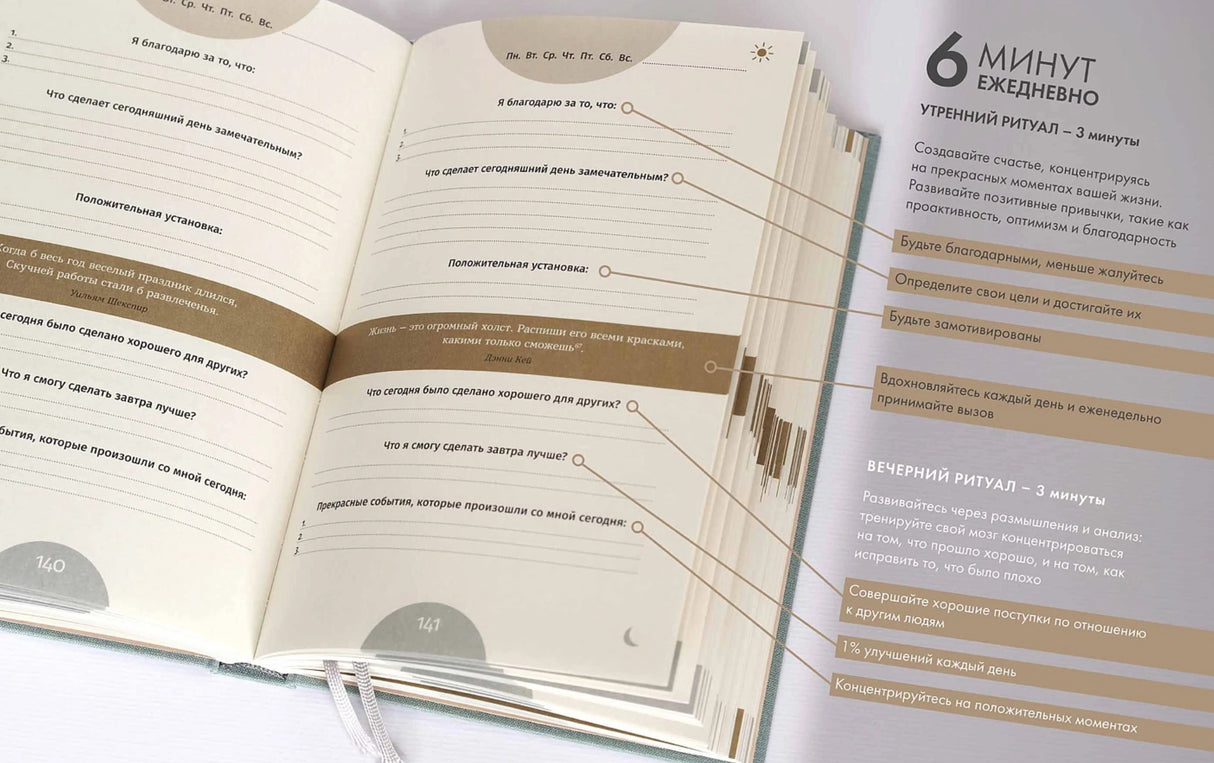 6 минут.  Ежедневник, который изменит вашу жизнь 978-5-9614-3892-5 - 5