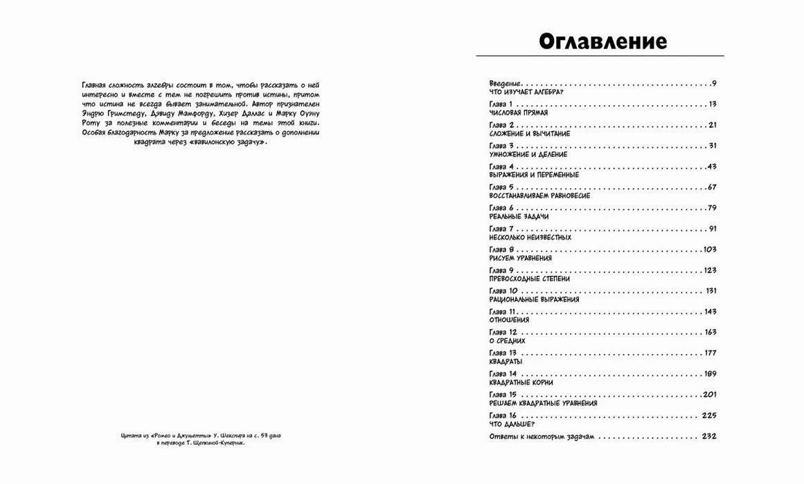 Разворот с оглавлением книги и выходными сведениями.