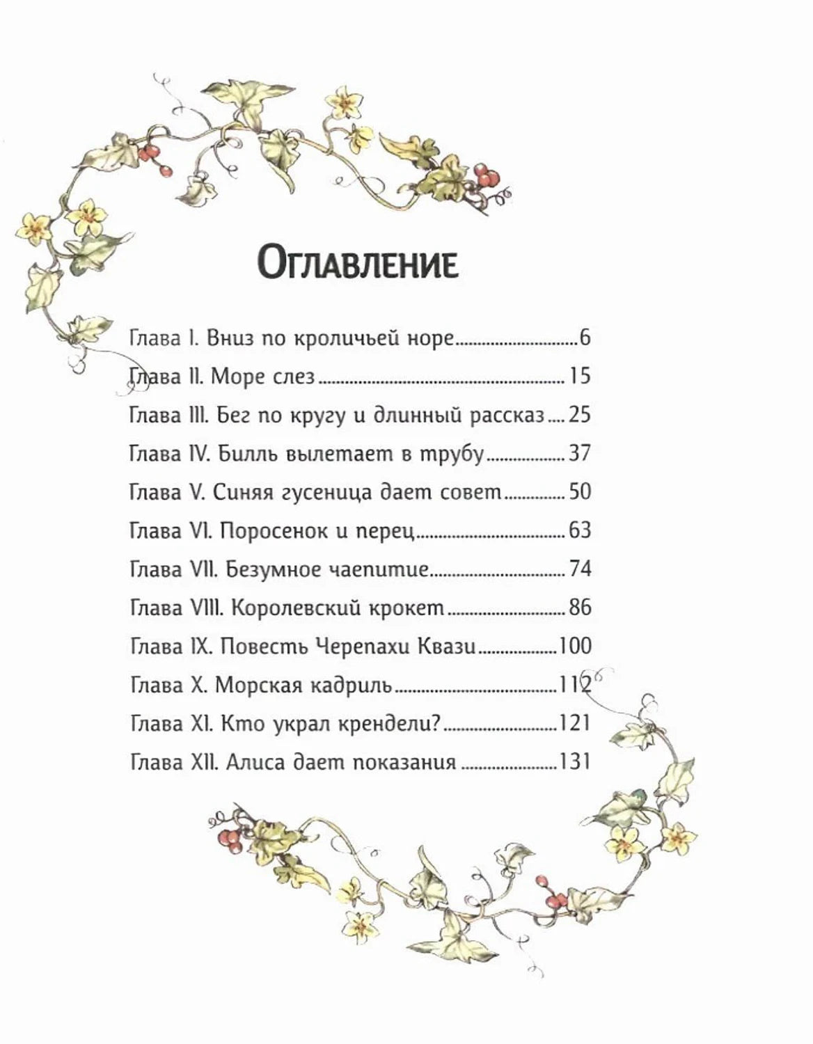 Оглавление книги