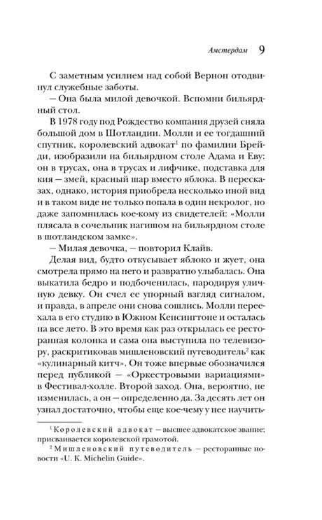 Страница 9 романа «Амстердам».