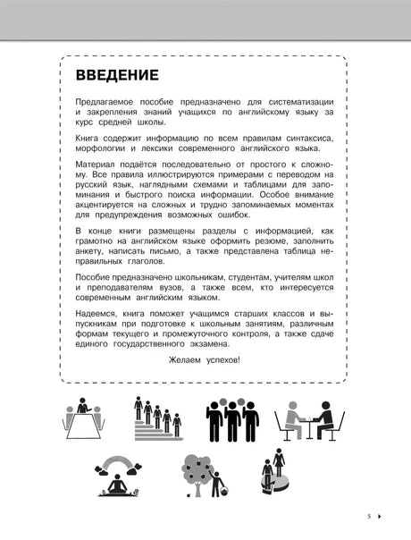 Страница «Введение» с описанием пособия и пиктограммами