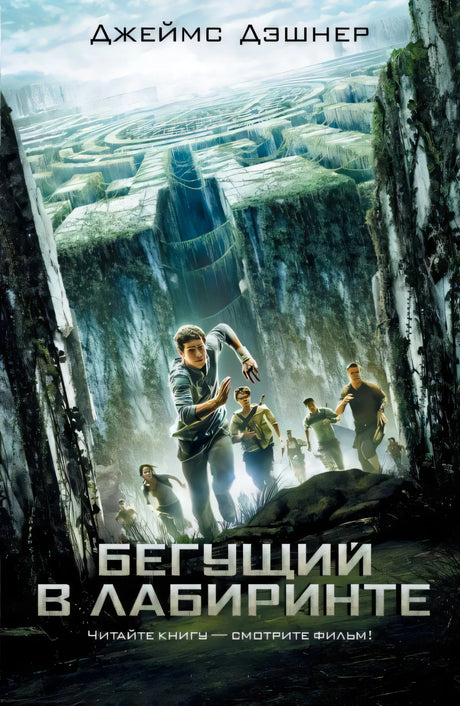 Обложка книги Джеймса Дэшнера «Бегущий в Лабиринте»