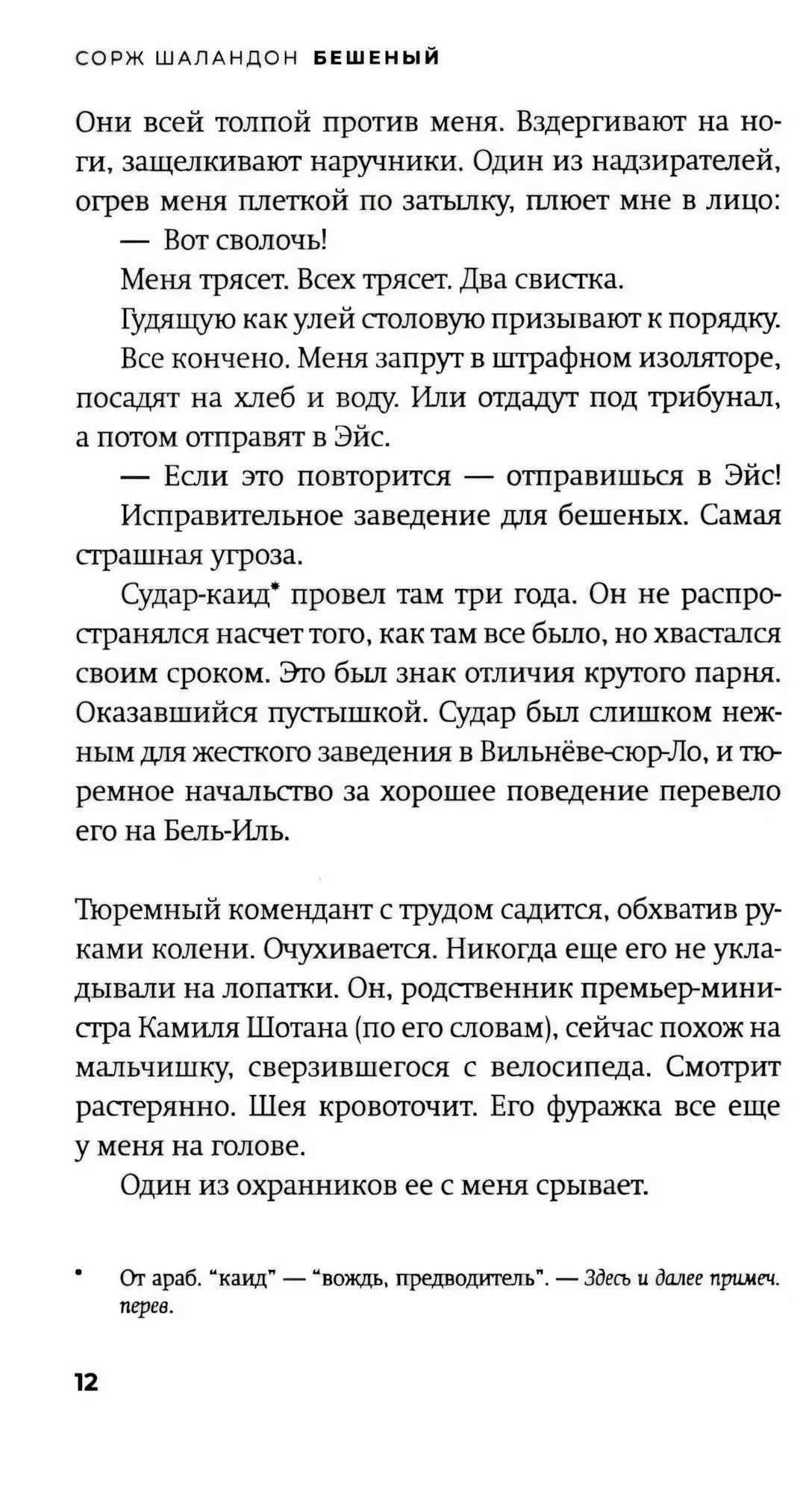 Текст романа с примечанием внизу страницы, страница 12