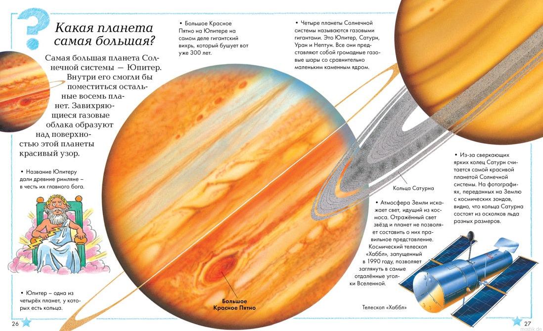 Большая книга "Почему?" - планета Сатурн