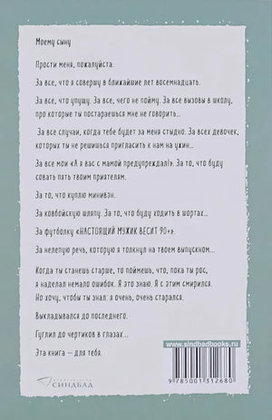 Задняя обложка с аннотацией, штрихкодом и логотипом «Синдбад»